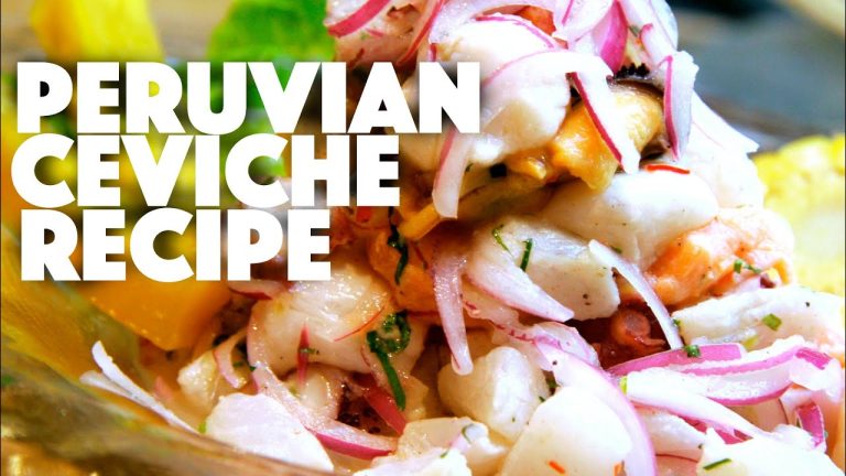 Simple Peruvian Ceviche Recipe – ketogenic diet recipes- how to make ceviche – appetizers – seafood