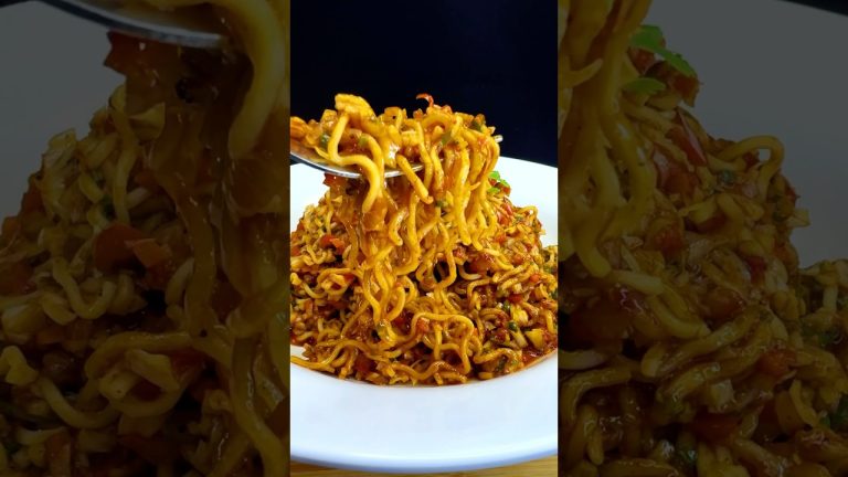 Maggi Manchurian 🍝 | #shorts #asmr #trending