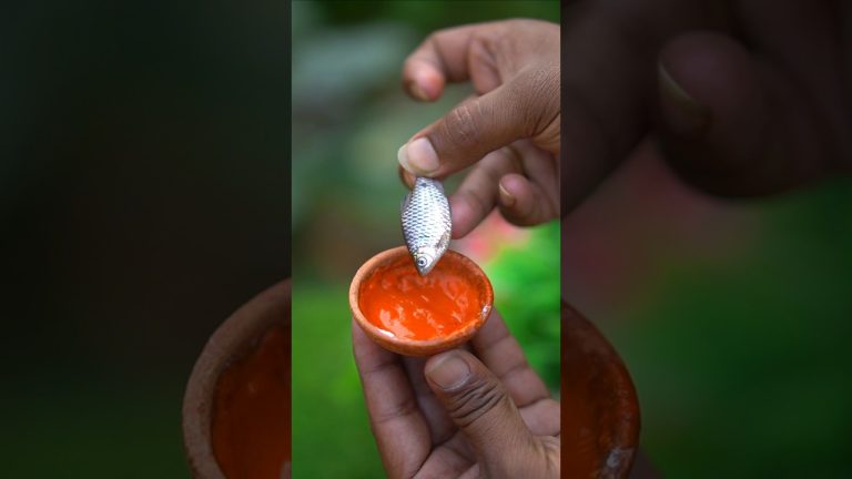 Mini Fish Recipe😋 #shorts #shortsvideo #youtubeshorts #minicocinar