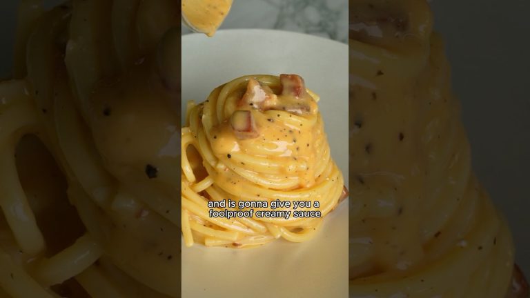 Michelin starred Carbonara recipe ⭐️