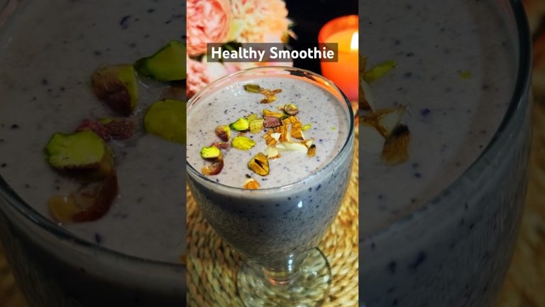 Ultimate blueberry smoothie recipe  | Healthy Smoothies #shorts #shortsfeed  #healthy #viralvideo