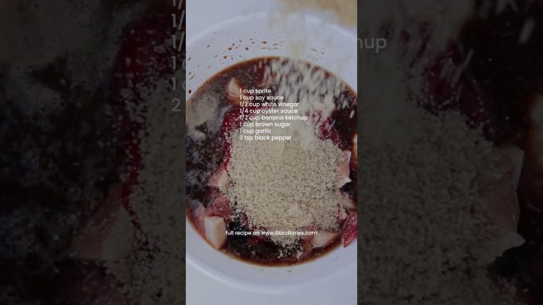 Filipino pork bbq recipe