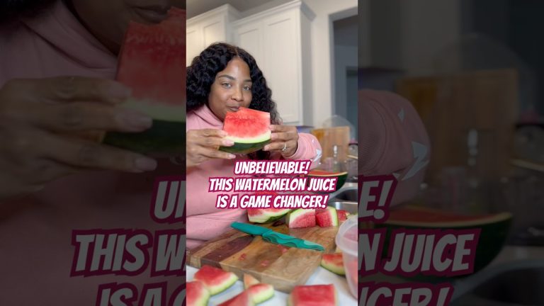 Unbelievable! This Watermelon Juice is a GAME CHANGER! #detox #juicecleanse #juicing #fruit #shorts
