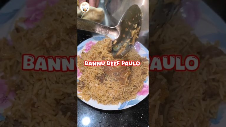 Bannu beef Paulo #food #shortsfeed #viralshorts #youtuber