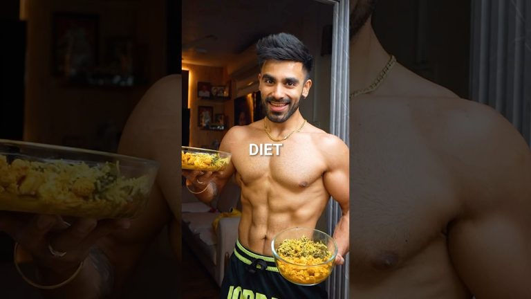 🍗🍚Chicken Rice Bodybuilder Recipe | NO OIL #shorts #diet #abs