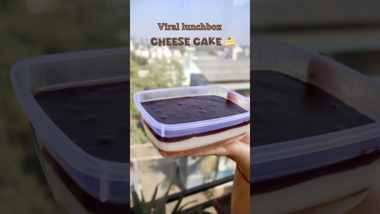 Viral Lunchbox Cheesecake 🍰😋 #shorts #viralcheesecake #cheesecake #viralrecipe #asmr