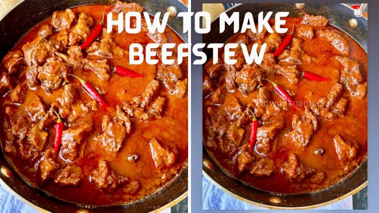 How to Cook a SIMPLE and  FLAVOURFUL BEEF STEW Recipe