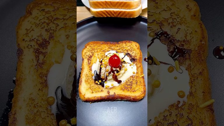 Why Choose Between Ice Cream and French Toast? Have Both! 🍞🍦#shorts #trending  #viral