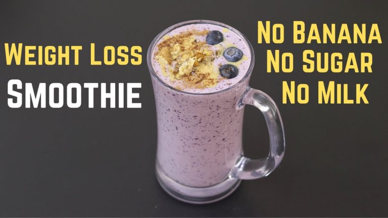 Weight Loss Breakfast Smoothie – Healthy Blueberry Smoothie | Skinny Recipes
