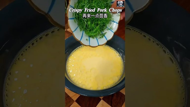 Crispy Fried Pork Chops #chinesecuisine #cooking #food #delicious #recipe #chinesefood #pork