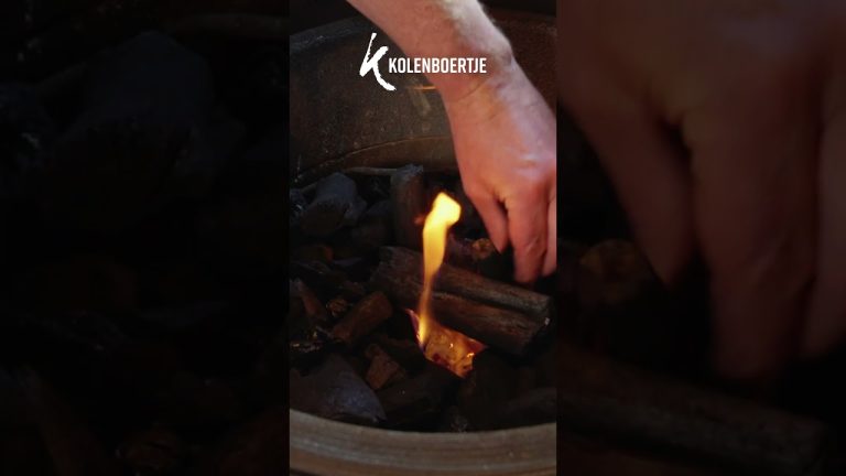 Dit is de BESTE manier om je BBQ aan te steken!🔥 | Kolenboertje