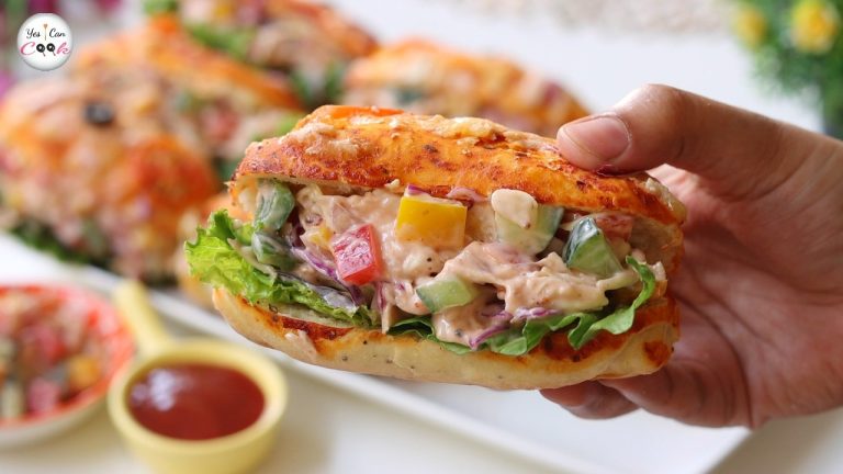 Delicious Sandwiches With Homemade Bread ❗️Ramadan Special Non Fried Recipe by (YES I CAN COOK)