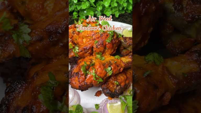 Air Fried Tandoori Chicken 🍗 🐓 #tandoorichicken #chicken #airfryerrecipes