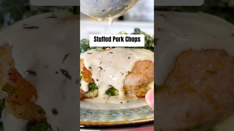 Stuffed Pork Chops That Rock – And That Sauce? Next Level!
