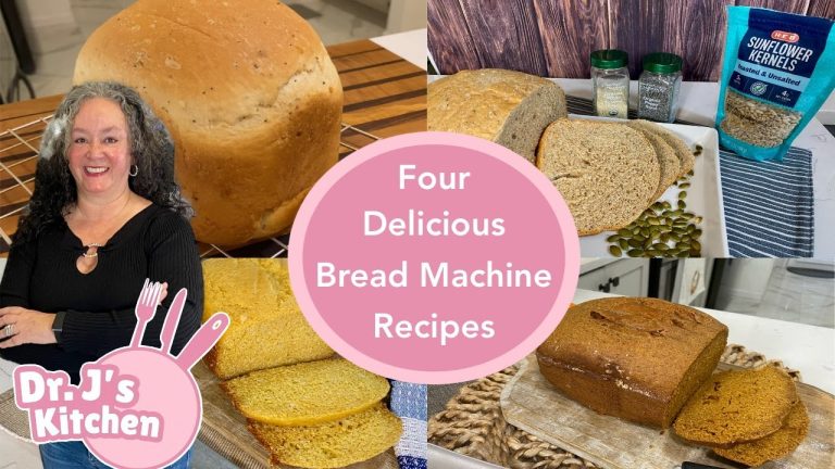 Four Easy Bread Machine Recipes | Everything Bread, Honey Wheat with Seeds, Cornbread, Pumpkin Bread