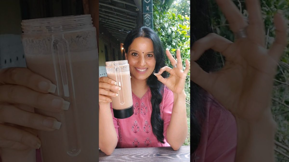 Homemade Protein Shake with 21g protein bina protein powder ke | Ghar per bana protein powder shake
