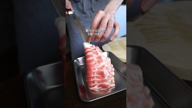 豚肉とレタスは至高の領域でした【豚肉とレタスの黒胡椒炒め】#shorts