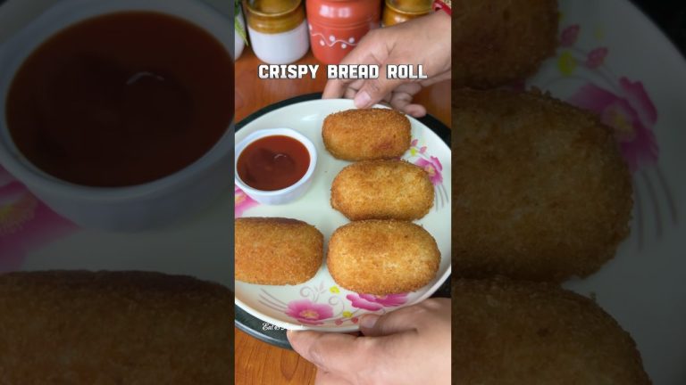 Crispy Bread Roll Recipe | Potato Bread Roll | Eat & Repeat #viral #trending #shorts #food