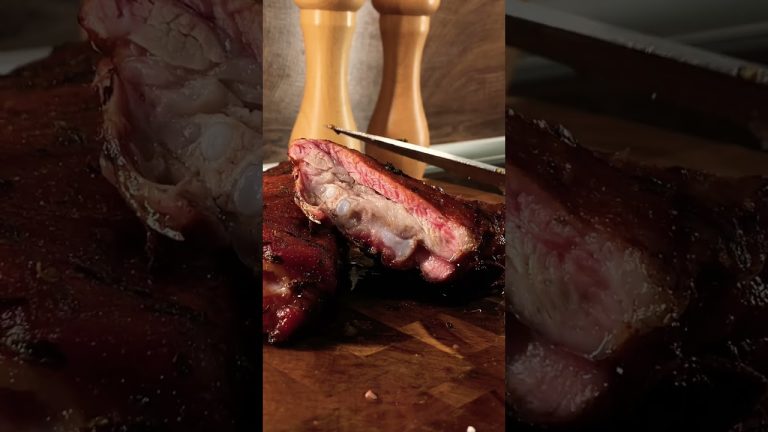 Smoked Ribs with 10 Mins of Prep Time 🍖 Full recipe soon ✨