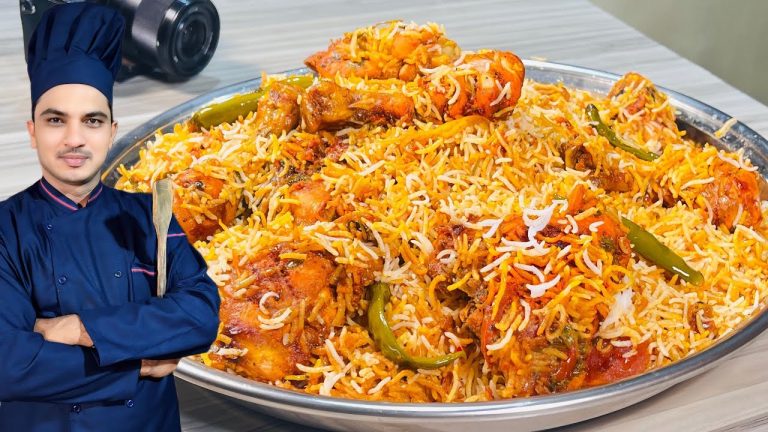 1 Kg Chicken Tikka Biryani Recipe|Chicken BBQ Biryani Recipe|How To Make Biryani|Chef M Afzal|