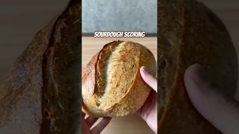 Sourdough scoring #shorts