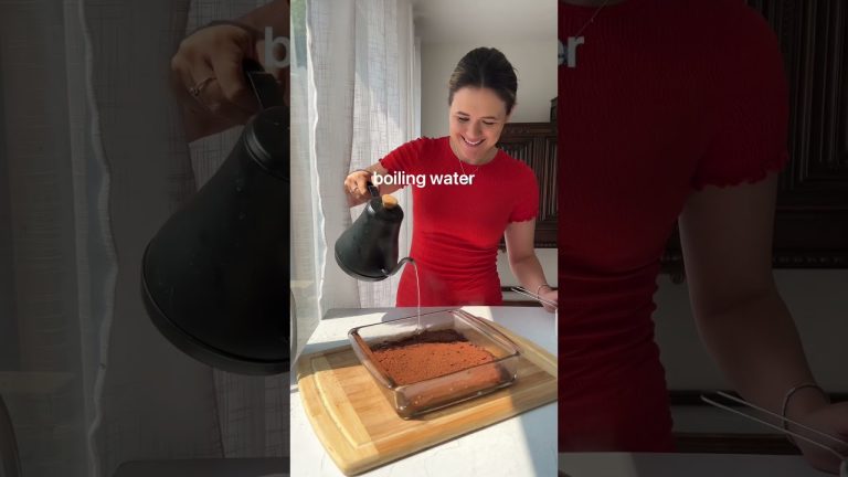 PUDDING CAKE?! #recipe #cake #shorts