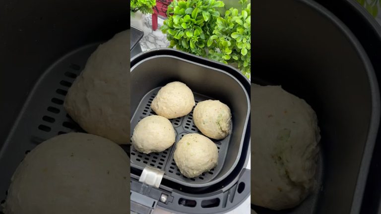Thecha Bun in Air-fryer #airfryerrecipes #breadrecipe #homemadebread