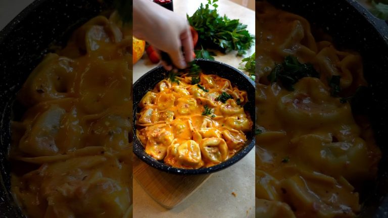 Creamy Cheese Tortellini #wintervibes #dinnerideas