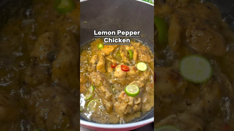 Lemon Pepper Chicken Recipe #recipe #indiancuisine #short #shorts #viral