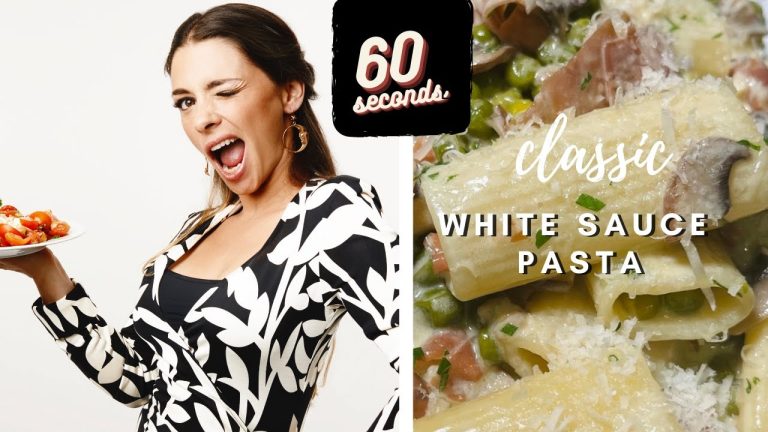 White Sauce Pasta in 60 Seconds