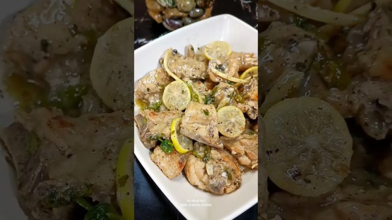 lemon 🍋 Pepper Chicken Recipe #foodhut #shorts