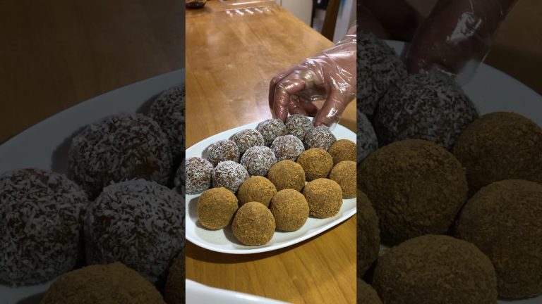 How to make Graham balls in easy steps #shorts #grahamballs #food #cookingalazen #dessertrecipes