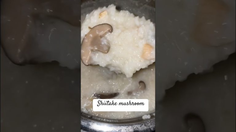 Pork Mushroom Congee