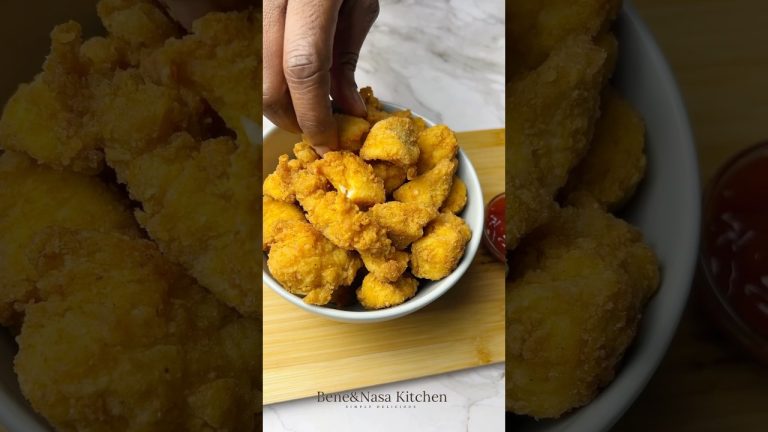 Chicken nuggets – simple recipe  #food #asmr #easyrecipe  #cooking