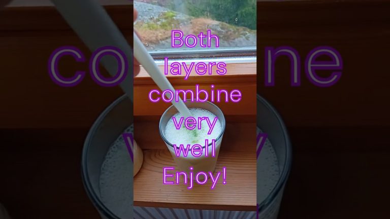 No more boring smoothies! How to prepare a delicious mango smoothie | Two layers recipe