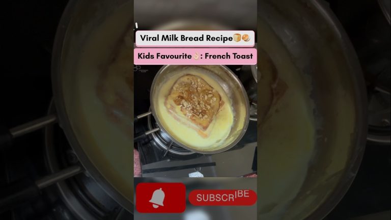 Viral Bread Recipe For Breakfast|EASY&QUICK MILK TOAST RECIPE#breakfast#weightgainfoods #breadrecipe