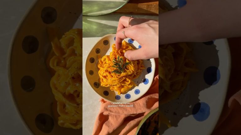 soft carrots have a place in your kitchen too 🤍🥕 in pasta form