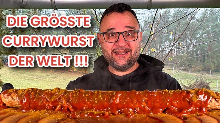 DIE GRÖSSTE CURRYWURST DER WELT !!! VOM GRILL — Klaus grillt