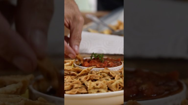 Moñitos la botana perfecta #botana #recetas #pastarecipe #pasta #pastachips @PastasLaModerna