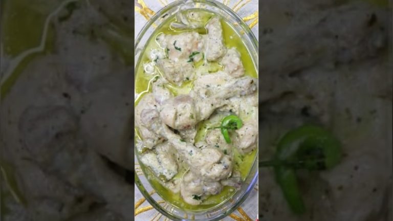 White Chicken Korma #shorts #chicken#viral #ytshorts #youtubeshorts #viralvideo