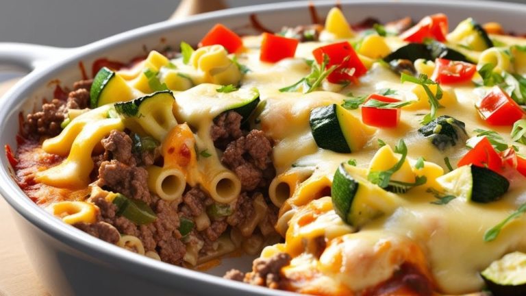 Cheesy Dinner Recipes: Ground Beef Pasta Bake !