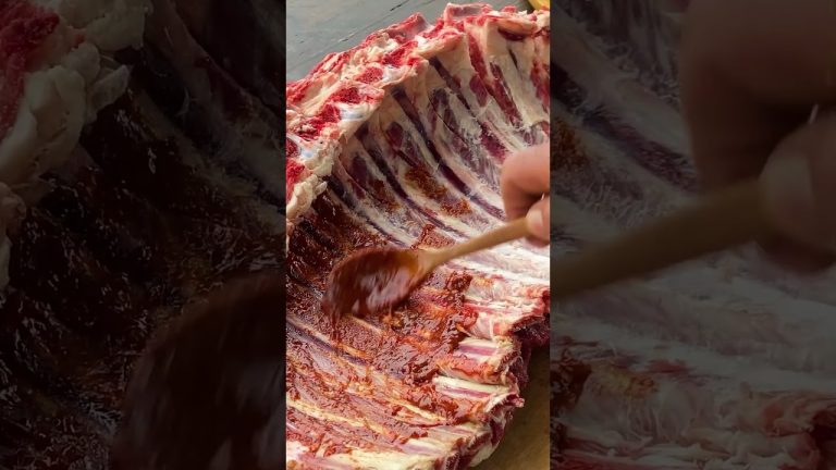 Super Delicious Ribs Recipe Cooked in the Snowy Wilderness 🍖❄