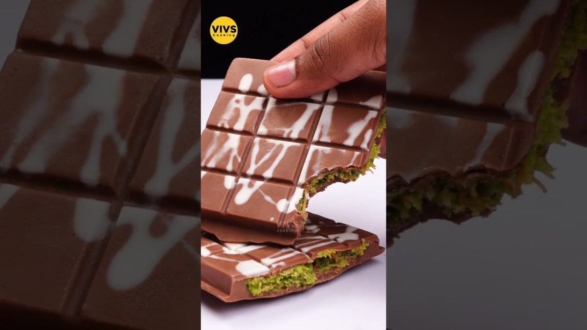 Dubai Viral Kunafa Chocolate 🍫 #asmr #shorts #vivscooking
