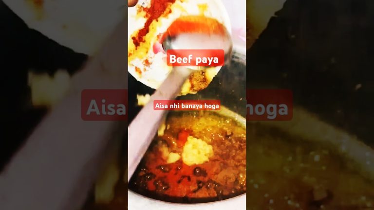Beef paya recipe|| #shorts #trending #viralshort #pakeezahkitchen #payarecipe #beefrecipe #recipe