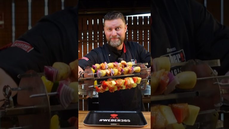 Shaslicks van het Spit🔥#weber #bbq #bbqrecipes #food #bbq #fyp #weberbarbecue @Weberholland