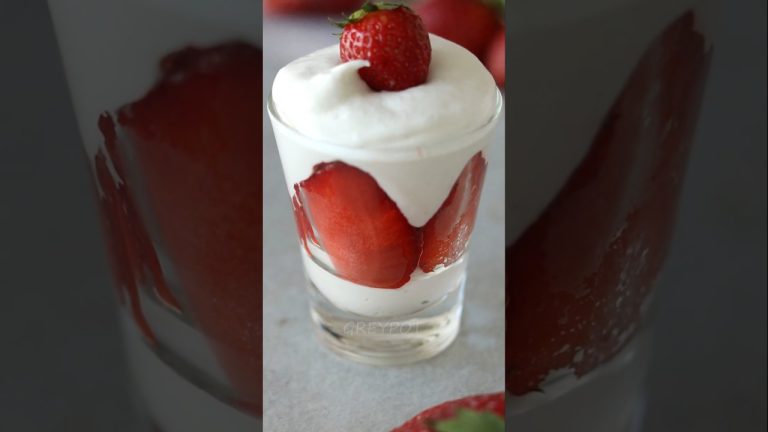 Easy Strawberry Cream Recipe | Light & Fluffy Dessert