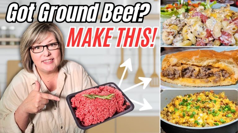 What to Do with That Pound of Ground Beef? 3 Must-Try Dinners!