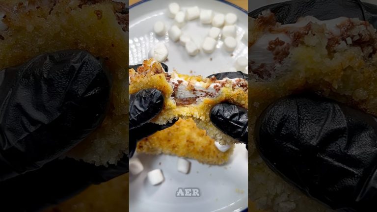 Ultimate Breakfast dessert Treat🔥S’mores Stuffed French Toast Sticks!🤤#shorts #trending #viral