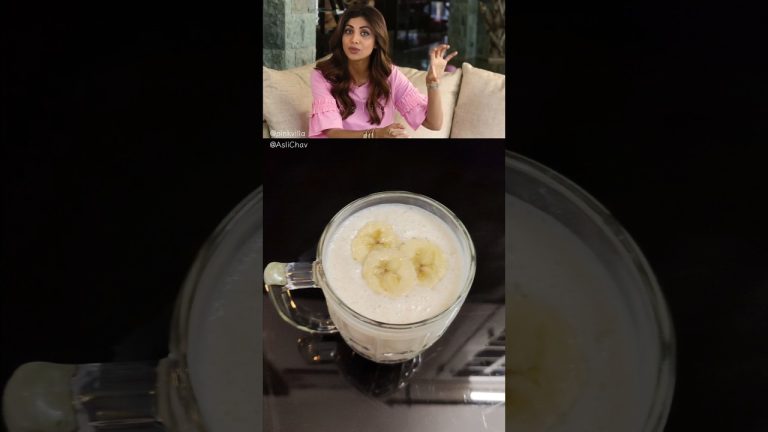 Shilpa shetty favourite morning breakfast recipe #shorts #smoothierecipes