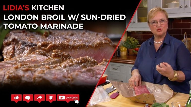 London Broil with Sun-Dried Tomato Marinade